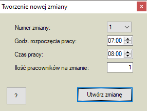 Tworzenie nowej zmiany